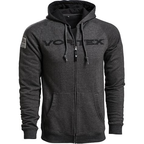 gray polyester zip up hoodies.